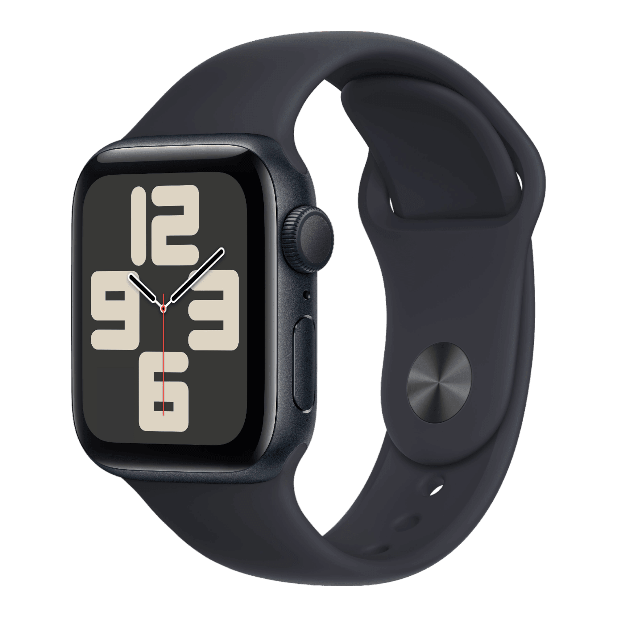 Apple Watch SE (2nd Gen) GPS 44mm Midnight Aluminum Case with Midnight Sport Band - S/M - alAsil